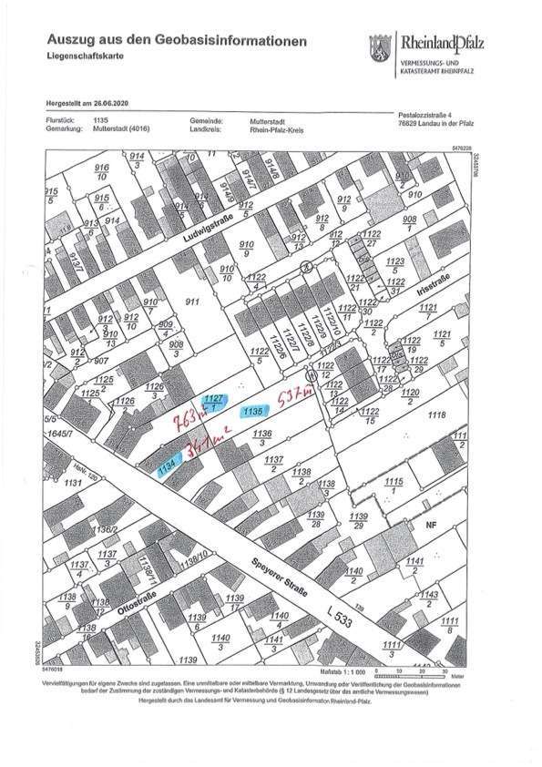 Kataster Speyererstr121-123