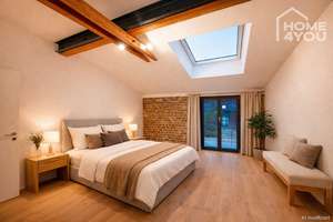 Luxuriöses Gutshaus-LOFT, 128 qm, 2 SZ, Duschbad & Wannenbad "en Suite", WC, Einbauküche, TG-Platz – Brühler Landstraße 549, 50997 Meschenich, Köln – Vorschaubild 10