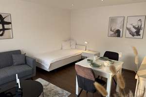 Moderne, voll möblierte 1-Zimmer-Wohnung in Reutlingen zur Miete – Rappenhaldestraße 1, 72762 Reutlingen-Mitte, Reutlingen – Vorschaubild 1