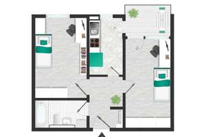 SOFORT BEZUGSFREIE helle 2-Zimmer-Wohnung mit Balkon - ideal zur Eigennutzung oder zur Kapitalanlage – Die vollständige Adresse der Immobilie erhältst du vom Anbieter., 79108 Zähringen, Freiburg im Breisgau – Vorschaubild 26