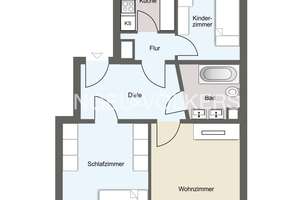 2,5-Zimmer-Wohnung mit Balkon und Einbauküche in Stötteritz – Die vollständige Adresse der Immobilie erhältst du vom Anbieter., 4299 Stötteritz, Leipzig – Vorschaubild 6