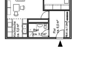 2-Zimmer-Wohnung mit Balkon – Gorch-Fock-Str. 32, 30177 List, Hannover – Vorschaubild 2