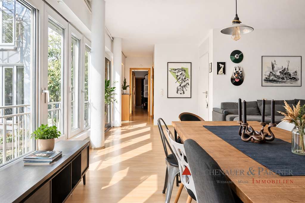 Immobilie in Laudenbach - Attraktive 3-Zimmer-Eigentumswohnung mit Balkon in ruhiger Lage von Laudenbach - Bild 0