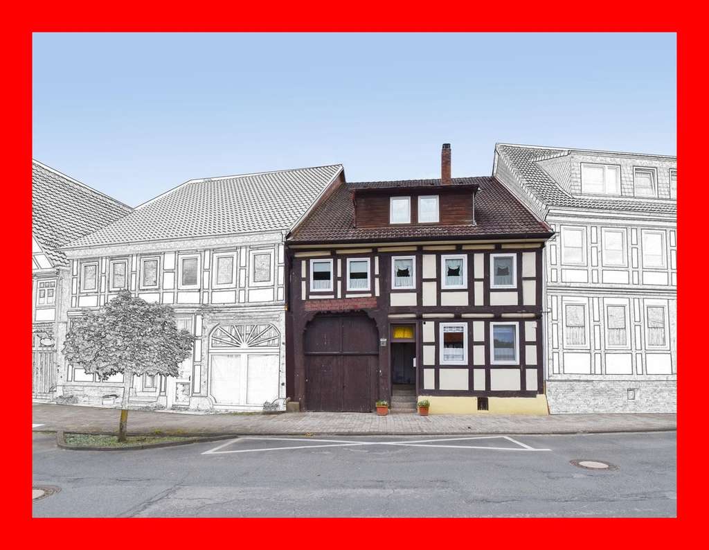 Immobilie in Bad Salzdetfurth - Historisches Reihenhaus mit PV-Anlage!!! - Bild 0