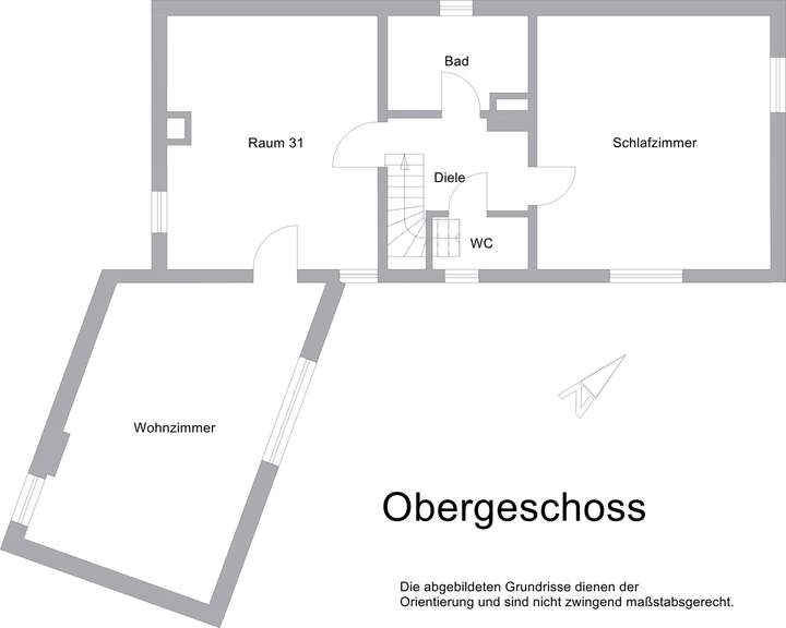 Grundriss ObergeschossFalkenha