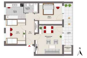 Modernisierte 3-Zimmer-Wohnung in direkter U-Bahn Nähe (U3) – Die vollständige Adresse der Immobilie erhältst du vom Anbieter., 81475 Fürstenried-West, München – Vorschaubild 12