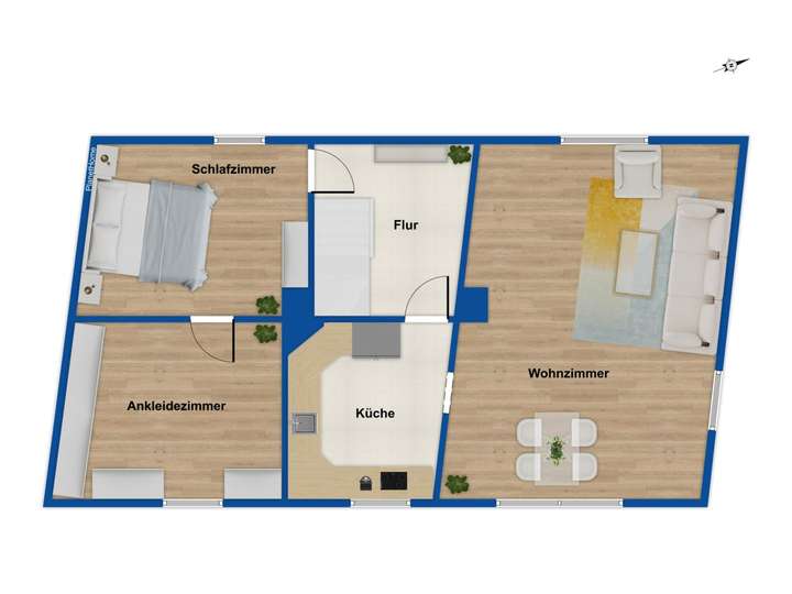 Grundriss OG Haus Nr. 6a