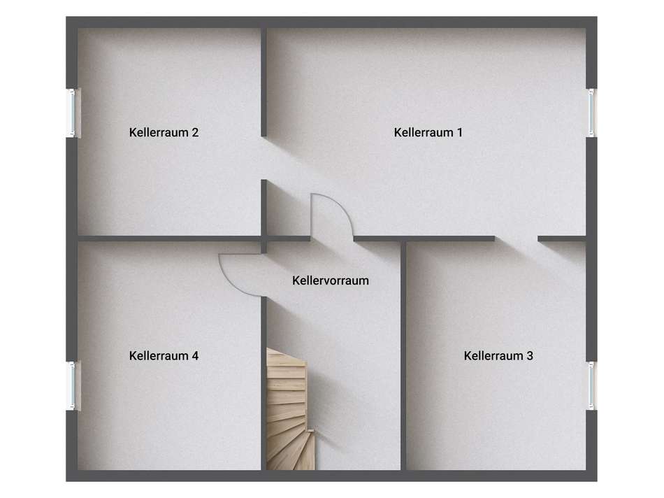 Grundrissbeispiel SW Keller