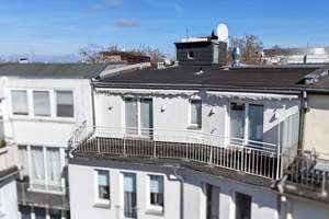 Penthouse-Wohnung mit zwei Balkonen im Herzen Bremens