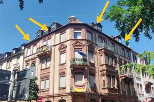 KLIMATISIERTE 5-Zimmer-Dachgeschosswohnung im denkmalgeschützten Altbau - Schwetzinger Vorstadt