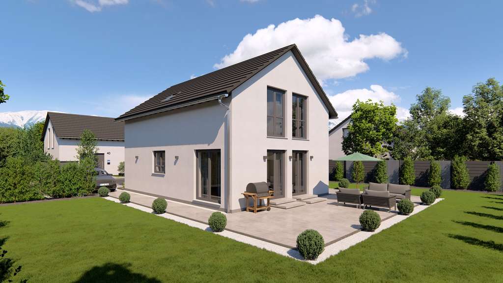 Neubau trifft Wohnkomfort – massive Bauweise, nachhaltiges Design