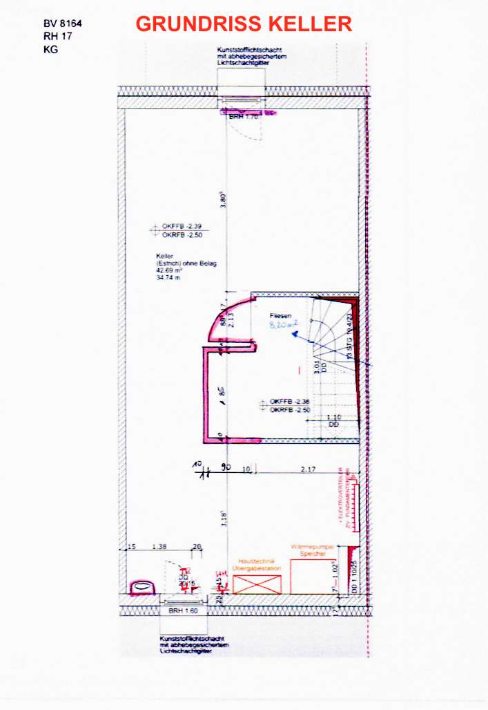 Grundriss Keller