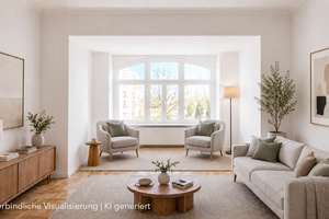 Wohnen im Altbau: Bezugsfreie 2-Zimmer-Eigentumswohnung