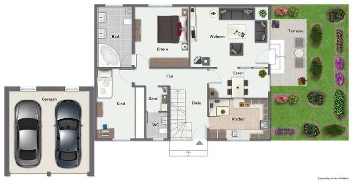 Grundriss Erdgeschoss