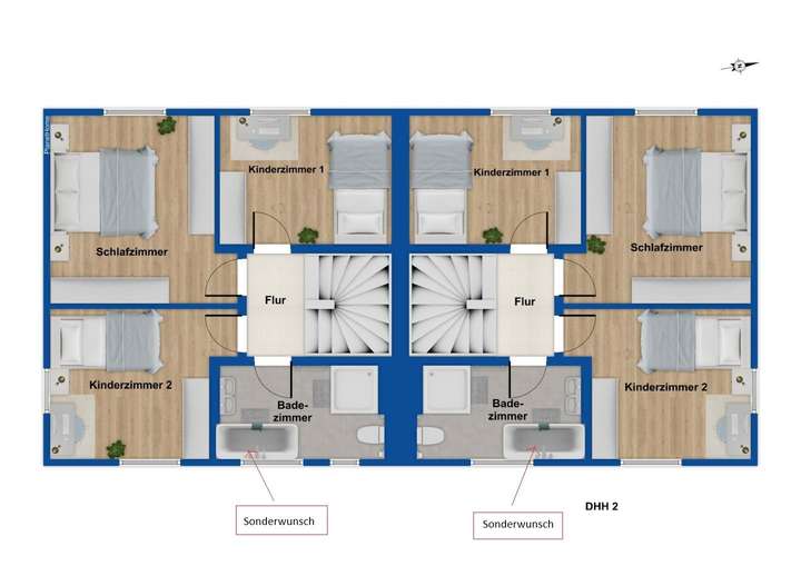 Grundriss Obergeschoss