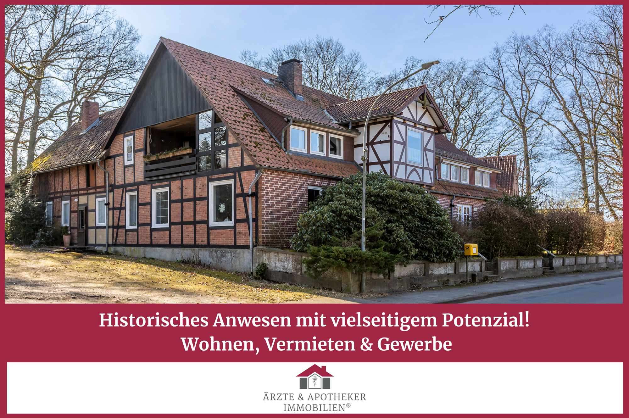 Historisches Anwesen mit vielseitigem Potenzial – Wohnen, Vermieten & Gewerbe!, Uelzen Kreis – Bild 2