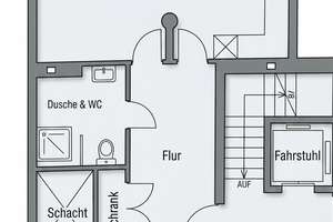 Charmante Altbauwohnung in Golzheim – 3 Zimmer, Südost-Balkon, teilmöbliert – Uerdinger Str. 79, 40474 Golzheim, Düsseldorf – Vorschaubild 16