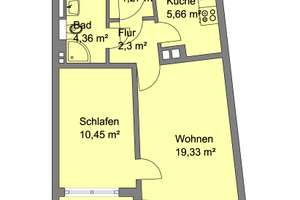 2 Zimmer mit fantastischer Aussicht  mit Aufzug neben Westpark – Bernadottestr. 31, 90439 Sündersbühl, Nürnberg – Vorschaubild 7