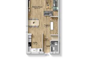 Modernes KfW 40 Reihenmittelhaus – energieeffizient & hochwertig – Die vollständige Adresse der Immobilie erhältst du vom Anbieter., 45329 Karnap, Essen – Vorschaubild 18