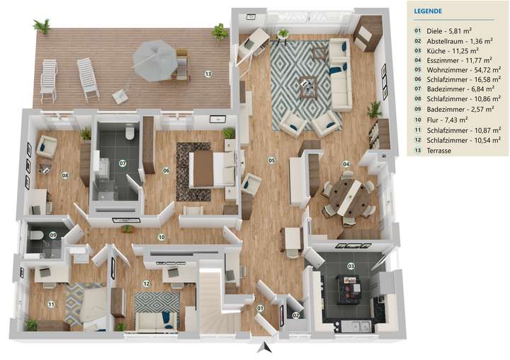 Grundriss Erdgeschoss