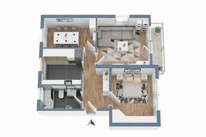 Charmante 3-Zimmer-Wohnung mit Balkon in ruhiger Lage von Stadthagen – Die vollständige Adresse der Immobilie erhältst du vom Anbieter., 31655 Stadthagen – Vorschaubild 12