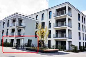 Ruhige, sonnige 2-Zimmer-Terrassenwohnung + EBK + Einzel-TG in Allach, München – Am Kesselhaus 24, 80999 München – Vorschaubild 1