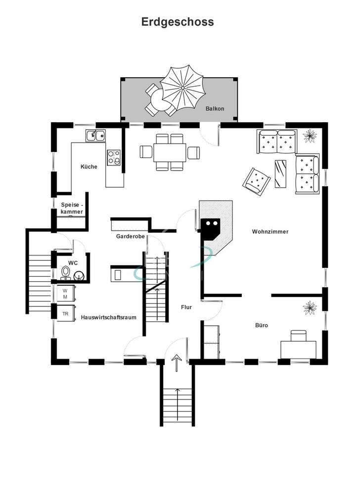 Grundriss Erdgeschoss