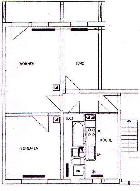 Grundriß Wohnung