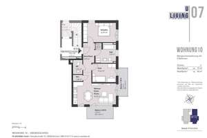 Helle + hochwertig ausgestattete NEUBAU-3-Zimmerwohnung (mit zwei Balkonen) – Unterbrunner Straße 7, 81475 Fürstenried-West, München – Vorschaubild 25