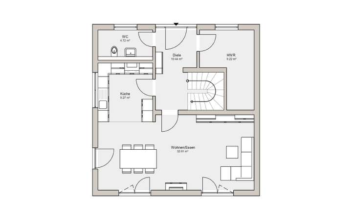 Grundriss Erdgeschoss