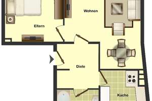 Wohlfühlen! 3-Zimmer-Wohnung  inn Ahlen! – Kastanienweg 51, 59229 Ahlen – Vorschaubild 3