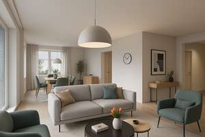 Kurzfristig beziehbar: Elegante Drei-Zimmer-Wohnung mit großem Süd-Balkon in Düsseldorf-Angermund – Die vollständige Adresse der Immobilie erhältst du vom Anbieter., 40489 Angermund, Düsseldorf – Vorschaubild 5