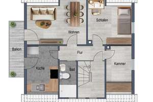 Zweifamilienhaus mit großzügigem Grundstück und Entwicklungspotential in Frankfurt-Harheim – 60437 Harheim, Frankfurt am Main – Vorschaubild 36