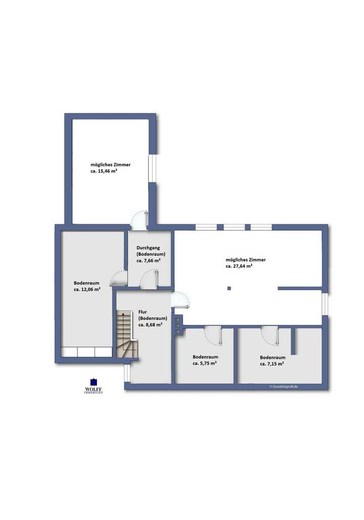 Grundriss DG - nicht maßstabsg