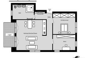 ++Licht, Sonne und Wohnkomfort – barrierearme 3-Zimmer-Wohnung mit Süd-West-Balkon++ – 48157 Gelmer-Dyckburg, Münster – Vorschaubild 15