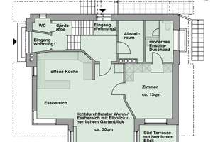 Die Tür zu einem charmanten Schlößchen im Blankeneser Treppenviertel  – Die vollständige Adresse der Immobilie erhältst du vom Anbieter., 22587 Blankenese, Hamburg – Vorschaubild 23