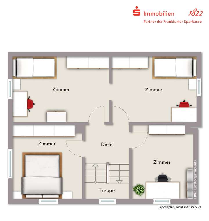 Grundriss 1. Obergeschoss