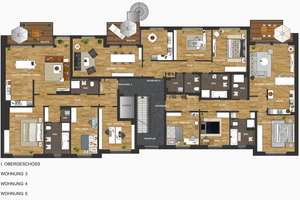 Erstbezug - exklusive Eigentumswohnung mit Balkon, Aufzug und Tiefgarage – Kronenstrasse 15, 30161 Oststadt, Hannover – Vorschaubild 5
