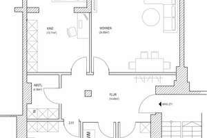 Moderne Wohnung im Altbau zwischen Havel und Schloss Charlottenhof