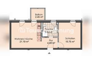 Tauschwohnung: Großzügig geschnittene 2-Zimmer Neubauwohnung – Stanigplatz 7, 80933 Lerchenau-Ost, München – Vorschaubild 1
