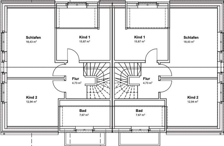 Grundriss Obergeschoss