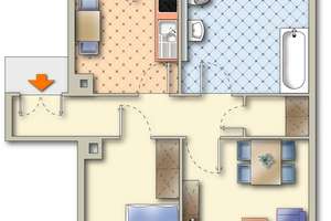 **Schickes 2 Zimmer-Apartment mit sonnigem Balkon** (WE 4) – Geraer Straße 19, 4177 Altlindenau, Leipzig – Vorschaubild 12