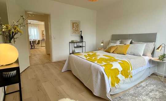 Einziehen und wohlfühlen: Frisch sanierte 3-Zimmer-Wohnung mit Balkon & Garage