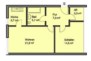 Schöne 2 Zimmer Wohnung in Nürnberg Nord – Penzstr. 10, 90419 Bielingplatz, Nürnberg – Vorschaubild 10