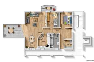 Penthousewohnung mit Dachterrasse und genialer Anbindung ans Zentrum – Die vollständige Adresse der Immobilie erhältst du vom Anbieter., 33613 Schildesche, Bielefeld – Vorschaubild 13
