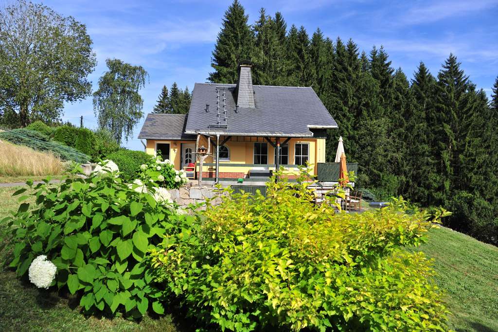 Immobilie in Schönheide - Stilvolles Haus mit Garten, Kamin & Sauna – Ruhe und Erzgebirgs-Charme in bester Naturkulisse - Bild 0
