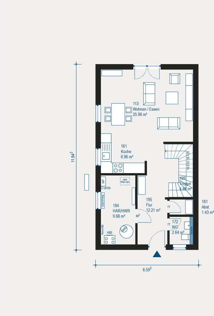 Immobilie in Münchsmünster - Mehr Raum für Eure Träume - Flexibles Doppelhaus-Glück für jede Familie - Bild 1