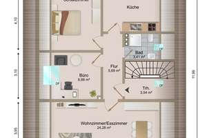 Top gepflegtes Mehrfamilienhaus in bester Lage- ideal als Kapitalanlage oder zur Eigennutzung. – Die vollständige Adresse der Immobilie erhältst du vom Anbieter., 64404 Bickenbach – Vorschaubild 42