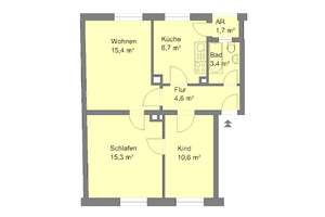 Balkon * U-bahn Nähe * Nordstadt * nur mit Berechtigung für Bayr. Mod. Programm – Eisenacher Str. 20, 90491 Schoppershof, Nürnberg – Vorschaubild 6