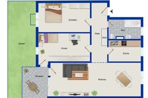 Vermietete 3‑Raum‑Wohnung mit Terrasse und TG‑Stellplatz im Erdgeschoss in Leipzig‑Probstheida – Die vollständige Adresse der Immobilie erhältst du vom Anbieter., 4289 Probstheida, Leipzig – Vorschaubild 18